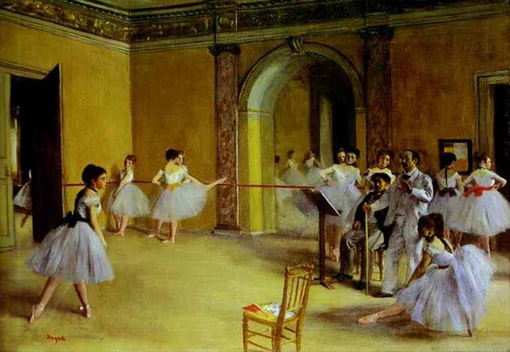 edgar degas - Edgar Degas - Ballet Rehearsal on the Set.JPG