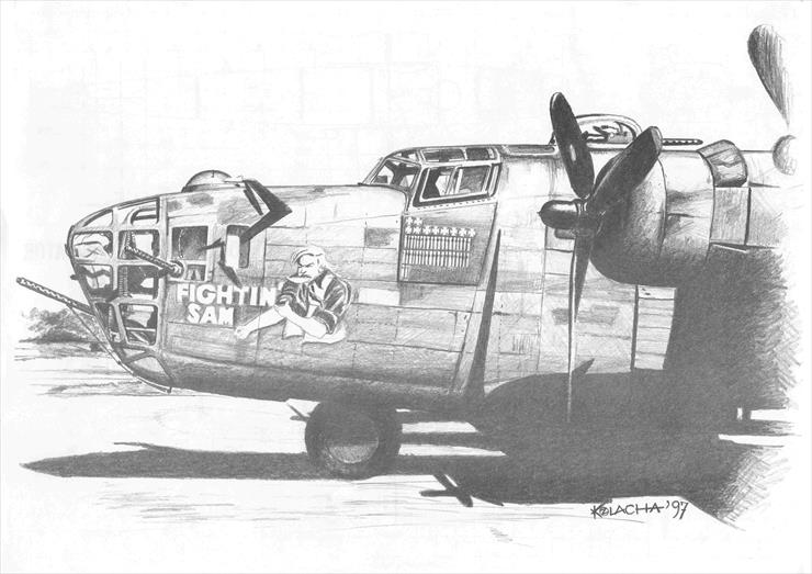 FM 021 - Consolidated B-24 D Liberator amerykański ciężki samolot bombowy i patrolowy dalekiego zasięgu A3 - 19.jpg